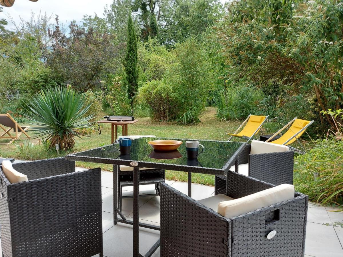 Centre St Jorioz : Charmant Et Spacieux Studio Avec Terrasse Et Jardin Privatif Saint-Jorioz Eksteriør bilde
